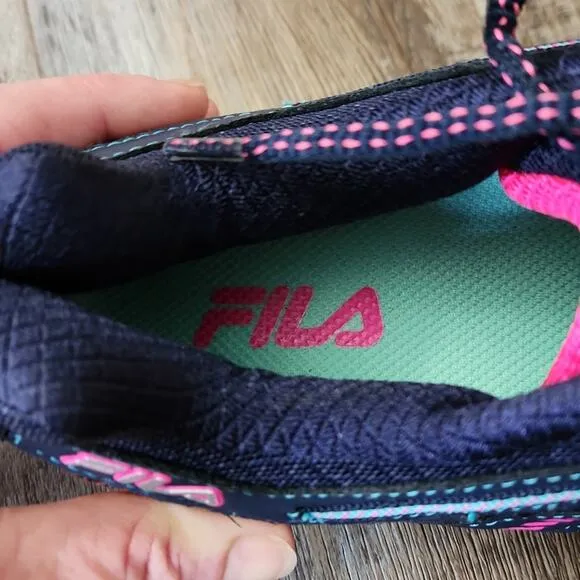 Fila Women's All Terrain Pink &amp; Blue Sneakers Size 11 Running Hiking NWOB