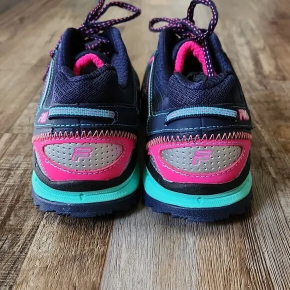 Fila Women's All Terrain Pink &amp; Blue Sneakers Size 11 Running Hiking NWOB