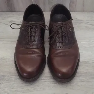 FootJoy Classics Vintage Burgundy Brown Leather Golf Shoes Style 55402 Mens 7.5D