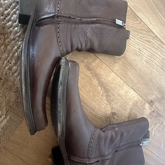 Franco Cuadra Brown Leather Men's Boots size 27 deer skin
