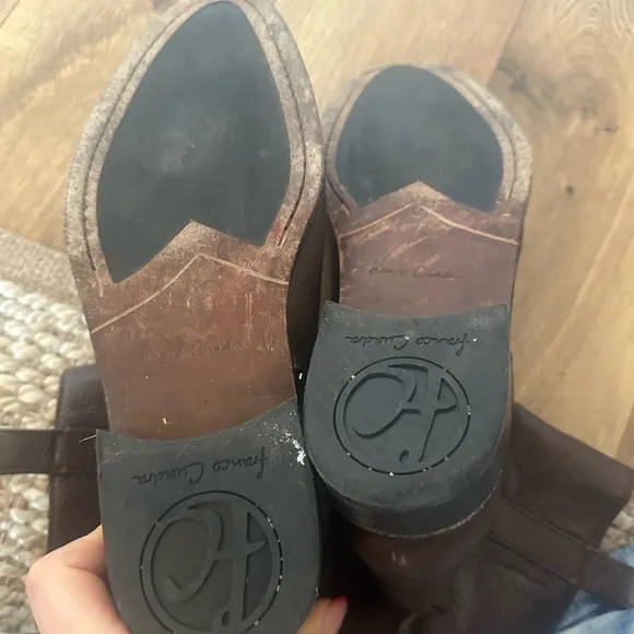 Franco Cuadra Brown Leather Men's Boots size 27 deer skin