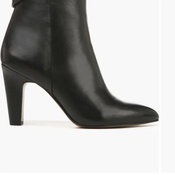 Franco Sarto Black Leather Bootie