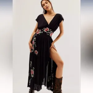 Free People Abbey Wrapped Dress