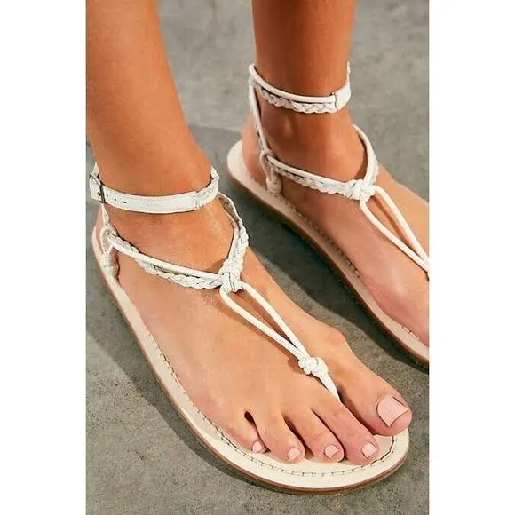 Free People Caroline Cali Sandals Blue Size 39