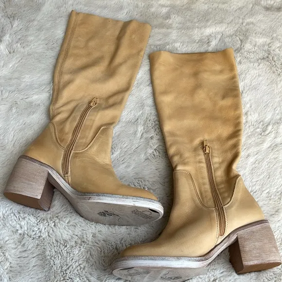 Free People Essential Tall slouch Leather Women's Boots