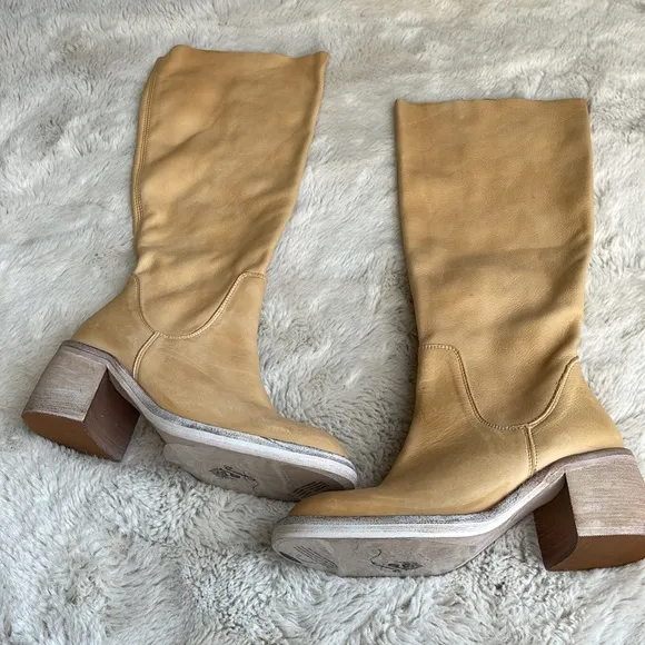 Free People Essential Tall slouch Leather Women's Boots