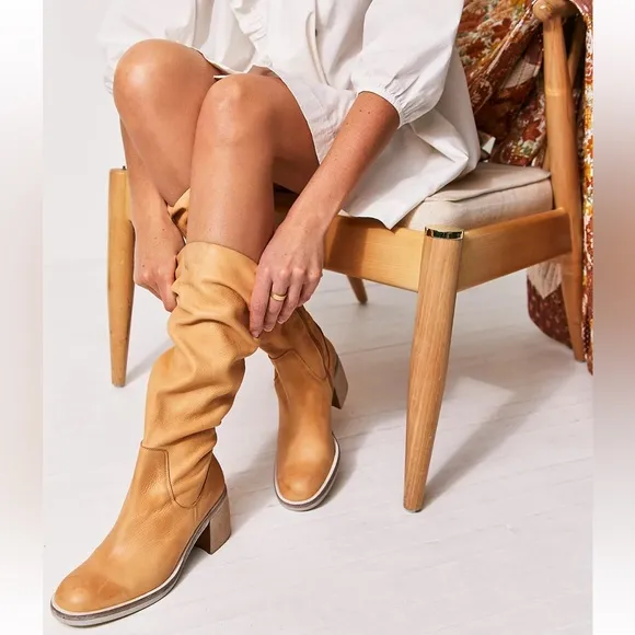 Free People Essential Tall slouch Leather Women's Boots
