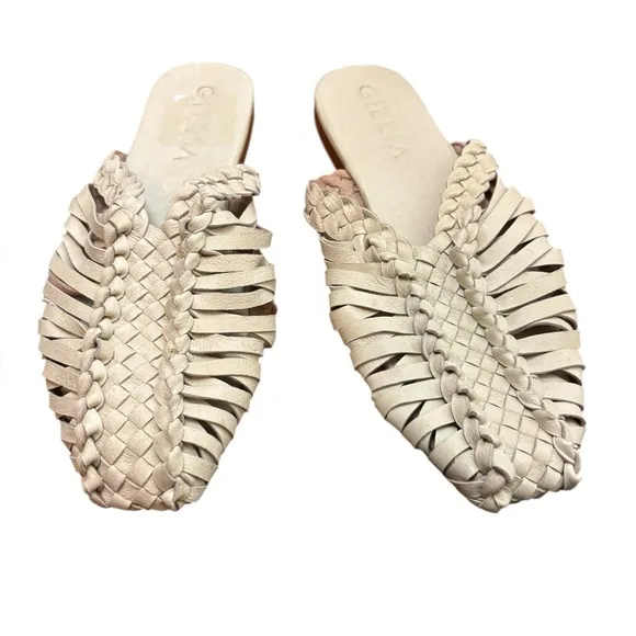 Free People Gillia slip on leather shoes 38