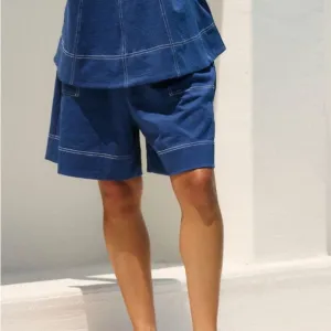 FREE PEOPLE Strada Short XS Dark Denim NWOT