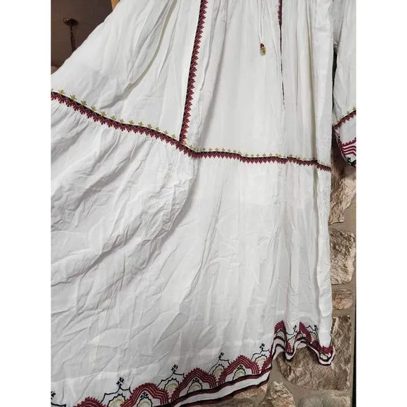 Free People Sweet Escape Embroidered Midi Dress Size S. B23