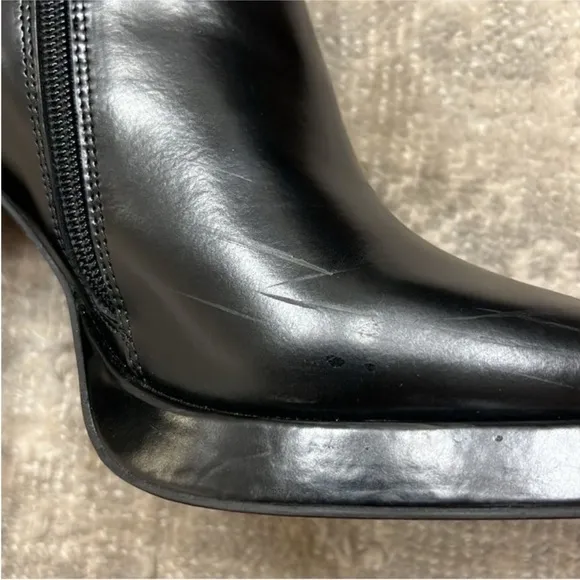 Free People Taysha Tall Boots Black Leather US 8