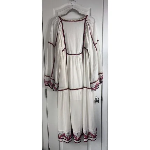 Free People Women's Sweet Escape Midi Dress Long Sleeve Size S - NWOT!