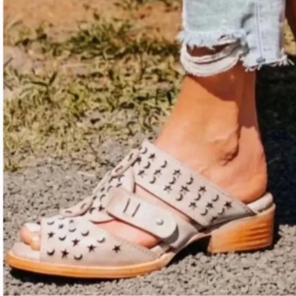 Freebird by Steven Moonstars Leather Sandals Shoes Women’s 7 NEW