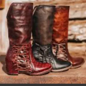 Freebird Castle Black Leather Boots
