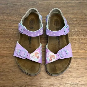 Frozen Birkenstock sandals