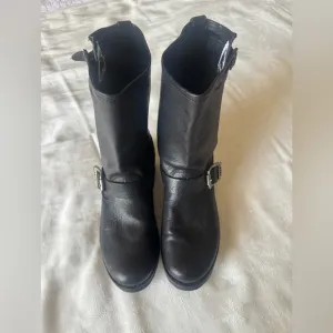 frye Black Leather Women's Boots
