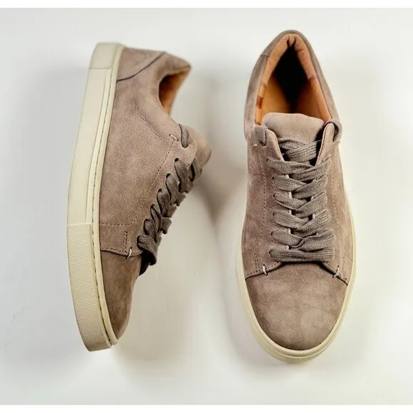 Frye Ivy Womens Shoes Brown Leather Low Top Lace Up Casual Sneakers Size 5.5 M