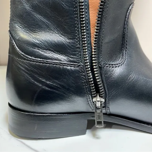 FRYE Melissa Inside Zip Leather Boots - NWT