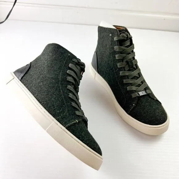 Frye Women's Ivy High Top Sneaker Shoes Size 8.5 M Olive Green