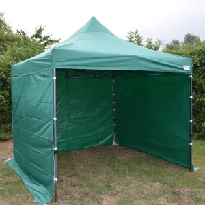 Gazebo Commercial Grade SHOWSTYLE Fire Retardant Heavy Duty 3 x 3m, Green