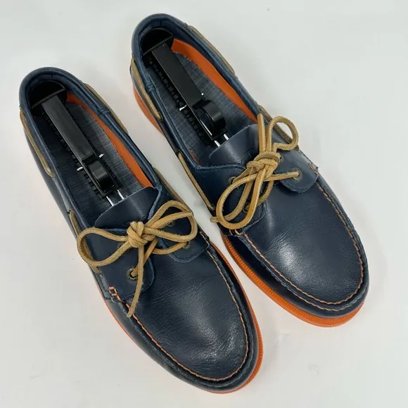 G.H Bass Hampton Men's Blue Loafers Slip On Shoes