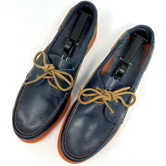 G.H Bass Hampton Men's Blue Loafers Slip On Shoes