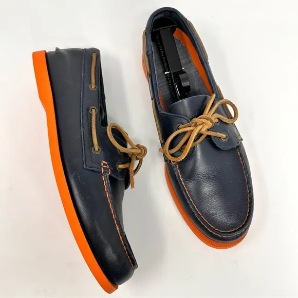 G.H Bass Hampton Men's Blue Loafers Slip On Shoes