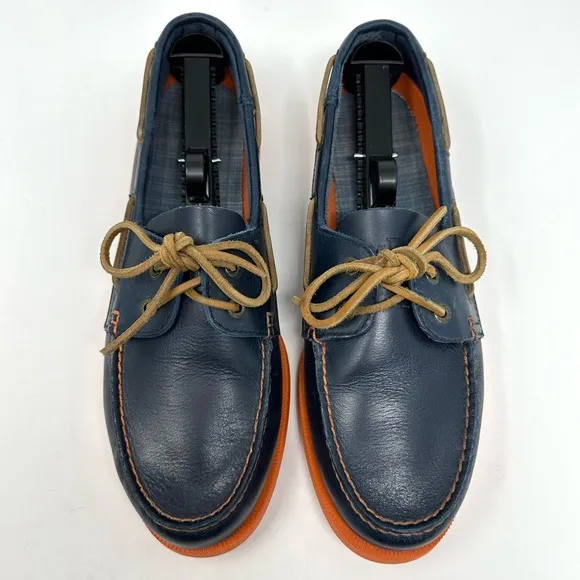 G.H Bass Hampton Men's Blue Loafers Slip On Shoes