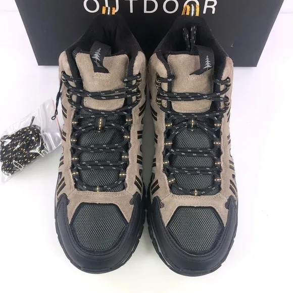 GH Bass Outdoor Men's Peak Hiker 2 Mid Boots Taupe Olive Black