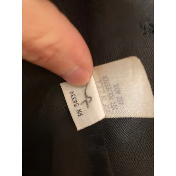 Gianni Black Double-Breasted Wool Blend Blazer Sz 6 Petite ~ Polished Perfection