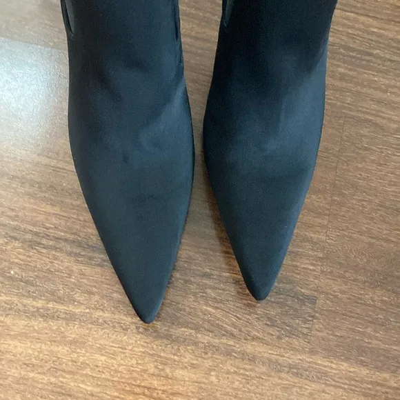 Good American Black Women's Ankle Boots Sz 10.5