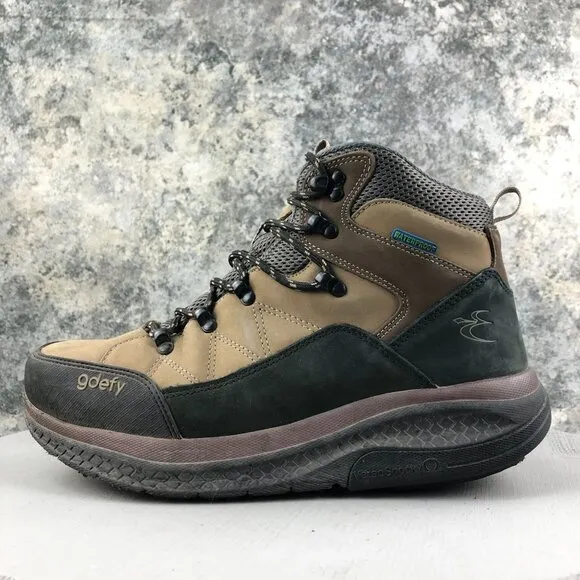 Gravity Defyer Men's Size 8.5 GDEFY Sierra Brown Genuine Leather Hiking Boots