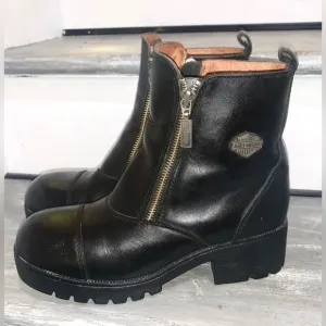 Harley Davidson Women's Side-Zip Boots double zip starter switch 82016 8.5