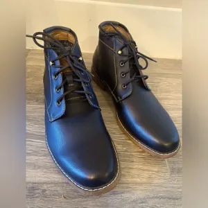 Hawker Rye Men's Frausen Contrast Stitch Chukka Boots Black Size US: 10