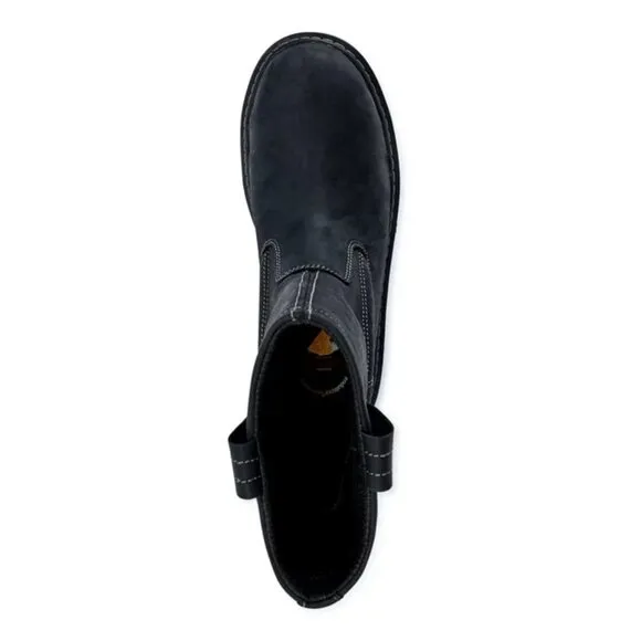 Herman Survivors Mens Theo Pull On Steel Toe Leather Work Boots Oil Slip Resista