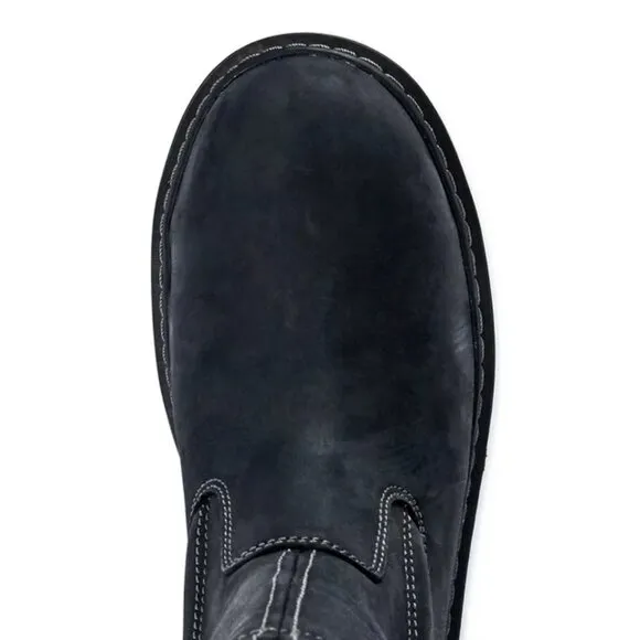 Herman Survivors Mens Theo Pull On Steel Toe Leather Work Boots Oil Slip Resista