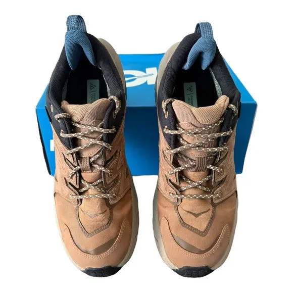 Hoka Anacapa Low GTX Trail Hiking Shoes Tigers Eye / Black Trail-Ready Outsole