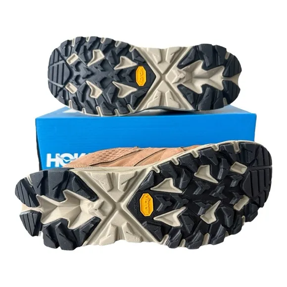 Hoka Anacapa Low GTX Trail Hiking Shoes Tigers Eye / Black Trail-Ready Outsole