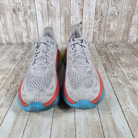 HOKA Clifton Edge Men's Running‎ Shoes Performance Sneakers Gray Multi US 12