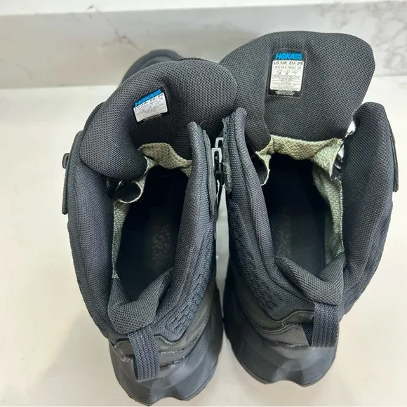 Hoka One One Anacapa Mid Gore-Tex GTX Black Hiking Shoes Sz 11.5 D 1122018-BBLC
