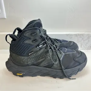 Hoka One One Anacapa Mid Gore-Tex GTX Black Hiking Shoes Sz 11.5 D 1122018-BBLC