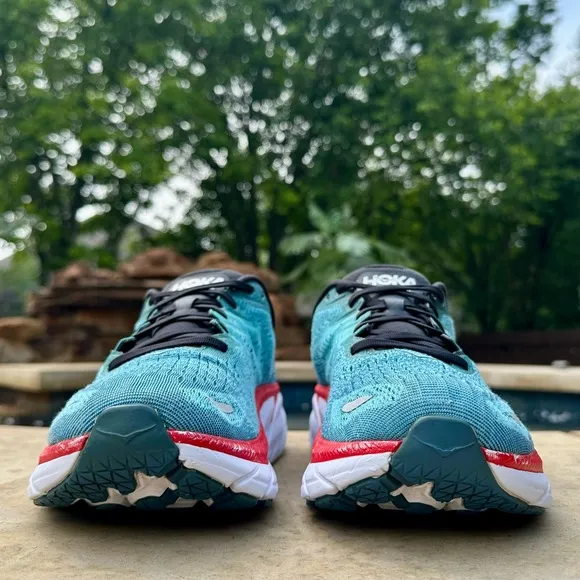 Hoka One One Clifton 8 Real Teal Aquarelle - Size 11D Men’s (1119393 RTAR)