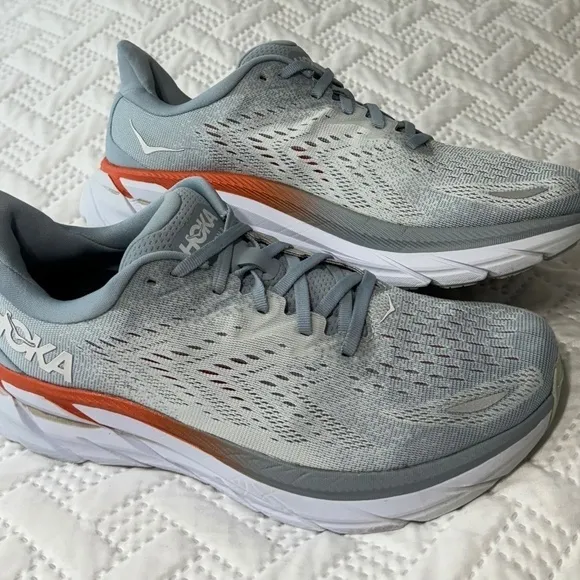 Hoka One One Clifton 8 Woman Size 10 Wide Running Shoes Walking Everyday Wear