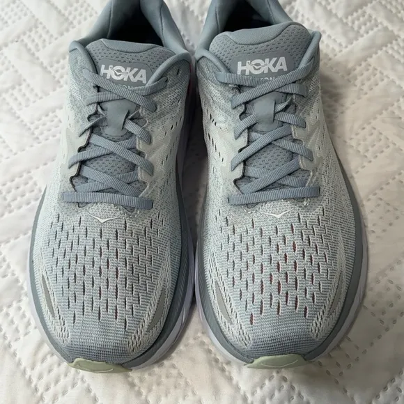Hoka One One Clifton 8 Woman Size 10 Wide Running Shoes Walking Everyday Wear