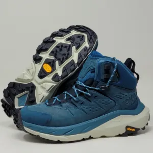 Hoka One One Kaha 2 GTX Hiking Shoes Womens Sz 6.5B Blue Shade 1123156 BCBGR New