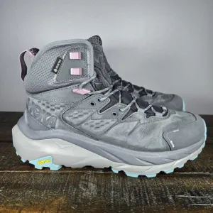 Hoka One One Kaha 2 Mid GTX Womens Size 9.5 B Comfy Running Shoes Hiking Gray