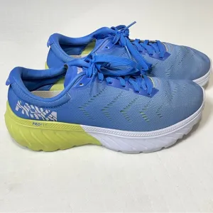 Hoka One One Mach 2 Women's Running Shoe Blue Green White Size 7.5