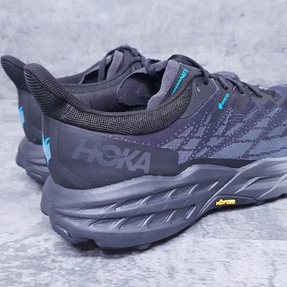 HOKA One One Speedgoat 5 GTX Gore Tex Spike Hiking Running Shoes Mens 8.5 D Nby