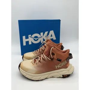 Hoka One One Trail Code GTX Womens Size 9 B Hiking Shoes Sun Baked Shortbread