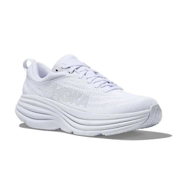 Hoka One One Women's Lavender Bondi 8 Mesh Athletic Running Shoes Size 8.5B